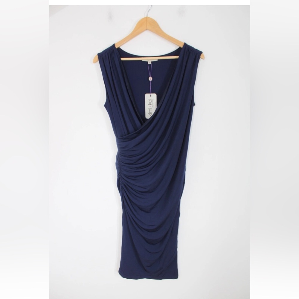 Kimi and Kai Nordstrom Faux Wrap‎ Maternity Dress size Medium